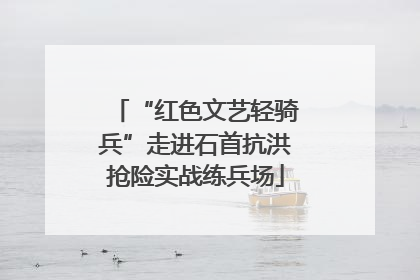 “红色文艺轻骑兵”走进石首抗洪抢险实战练兵场
