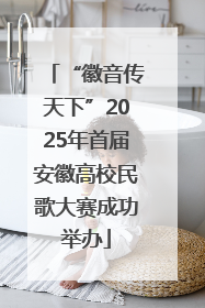 “徽音传天下”2025年首届安徽高校民歌大赛成功举办