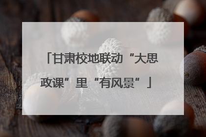 甘肃校地联动“大思政课”里“有风景”