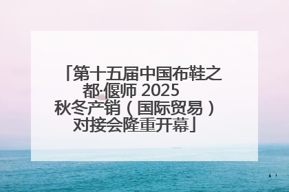 第十五届中国布鞋之都·偃师 2025 秋冬产销（国际贸易）对接会隆重开幕