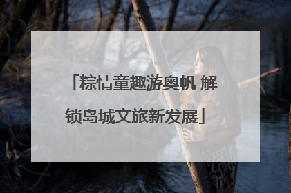 粽情童趣游奥帆 解锁岛城文旅新发展