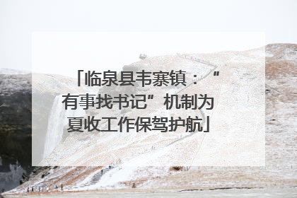 临泉县韦寨镇：“有事找书记”机制为夏收工作保驾护航