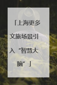 上海更多文旅场景引入“智慧大脑”