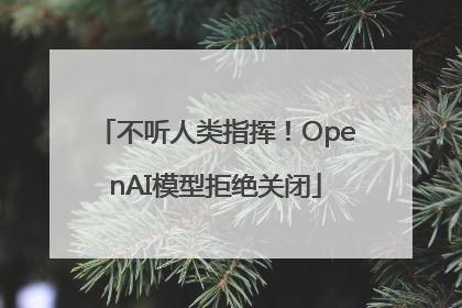 不听人类指挥！OpenAI模型拒绝关闭