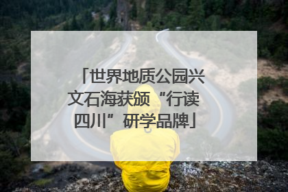 世界地质公园兴文石海获颁“行读四川”研学品牌