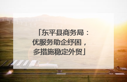 东平县商务局：优服务助企纾困，多措施稳定外贸