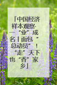 中国经济样本观察·一“业”成名丨面包“总动员”！“走”天下也“香”家乡