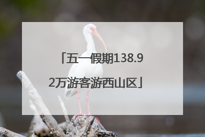 五一假期138.92万游客游西山区