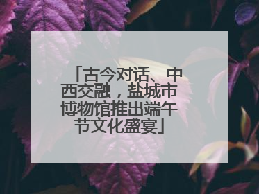 古今对话、中西交融，盐城市博物馆推出端午节文化盛宴