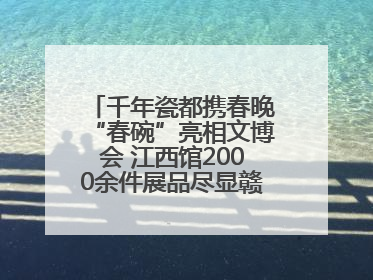 千年瓷都携春晚“春碗”亮相文博会 江西馆2000余件展品尽显赣鄱文化魅力