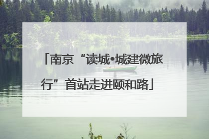 南京“读城•城建微旅行”首站走进颐和路
