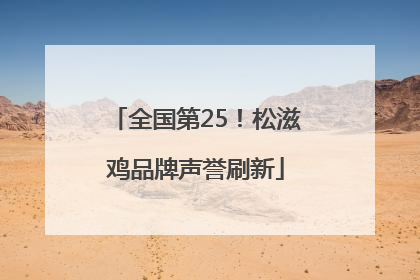 全国第25！松滋鸡品牌声誉刷新