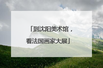 到沈阳美术馆，看法国画家大展