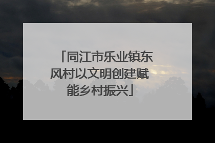 同江市乐业镇东风村以文明创建赋能乡村振兴