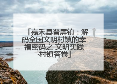 嘉禾县晋屏镇：解码全国文明村镇的幸福密码之 文明实践·村镇答卷