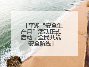 平湖“安全生产月”活动正式启动，全民共筑安全防线