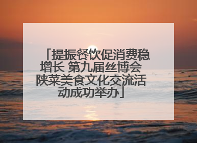提振餐饮促消费稳增长 第九届丝博会陕菜美食文化交流活动成功举办
