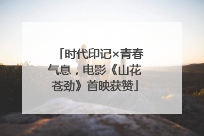 时代印记×青春气息，电影《山花苍劲》首映获赞