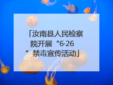 汝南县人民检察院开展“6·26”禁毒宣传活动