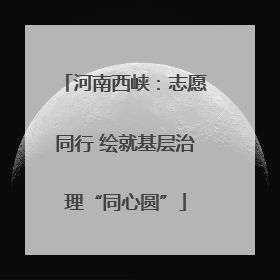 河南西峡：志愿同行 绘就基层治理“同心圆”