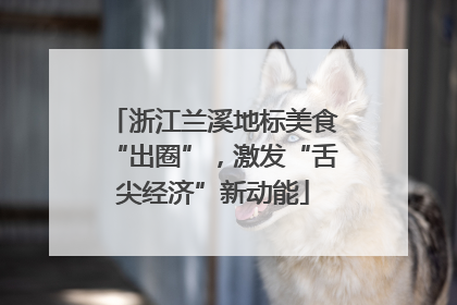 浙江兰溪地标美食“出圈”，激发“舌尖经济”新动能