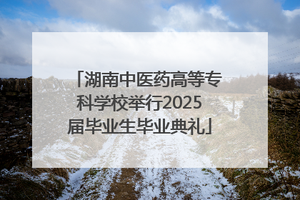 湖南中医药高等专科学校举行2025届毕业生毕业典礼
