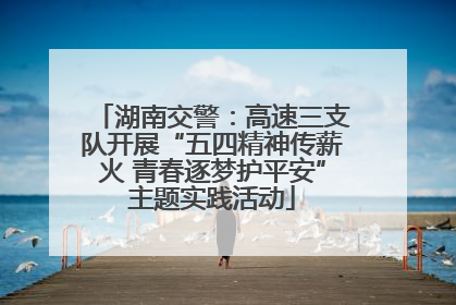 湖南交警：高速三支队开展“五四精神传薪火 青春逐梦护平安”主题实践活动
