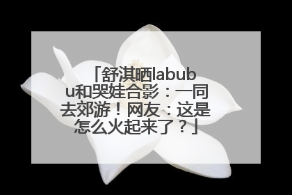 舒淇晒labubu和哭娃合影：一同去郊游！网友：这是怎么火起来了？