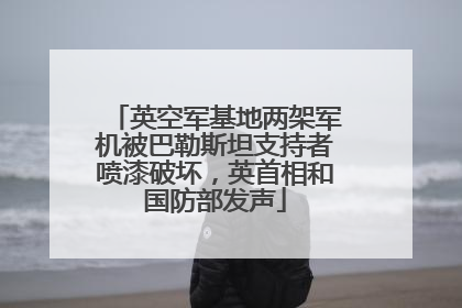 英空军基地两架军机被巴勒斯坦支持者喷漆破坏，英首相和国防部发声