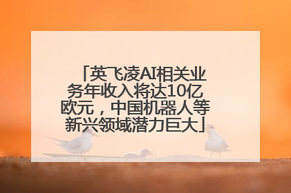 英飞凌AI相关业务年收入将达10亿欧元，中国机器人等新兴领域潜力巨大