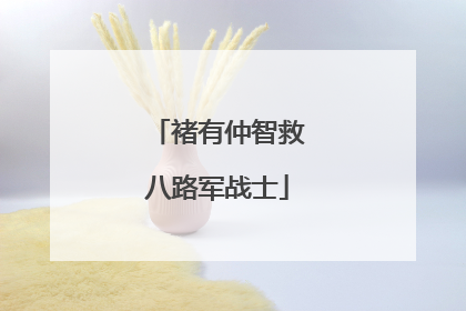 褚有仲智救八路军战士