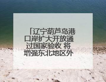 辽宁葫芦岛港口岸扩大开放通过国家验收 将增强东北地区外贸业务