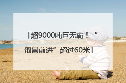 超9000吨巨无霸！“匍匐前进”超过60米