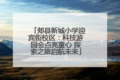 郏县新城小学迎宾街校区：科技游园会点亮童心 探索之旅启航未来