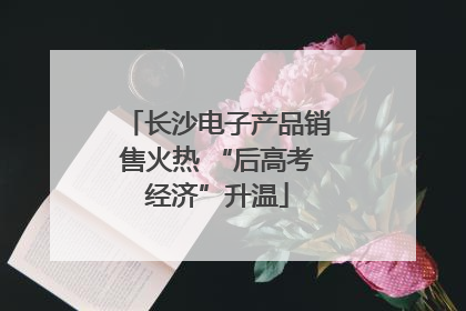 长沙电子产品销售火热 “后高考经济”升温