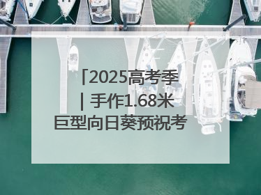 2025高考季｜手作1.68米巨型向日葵预祝考生“一举夺魁”